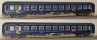44007 LS Models Set of 2 Passenger couchette cars type Bcm
